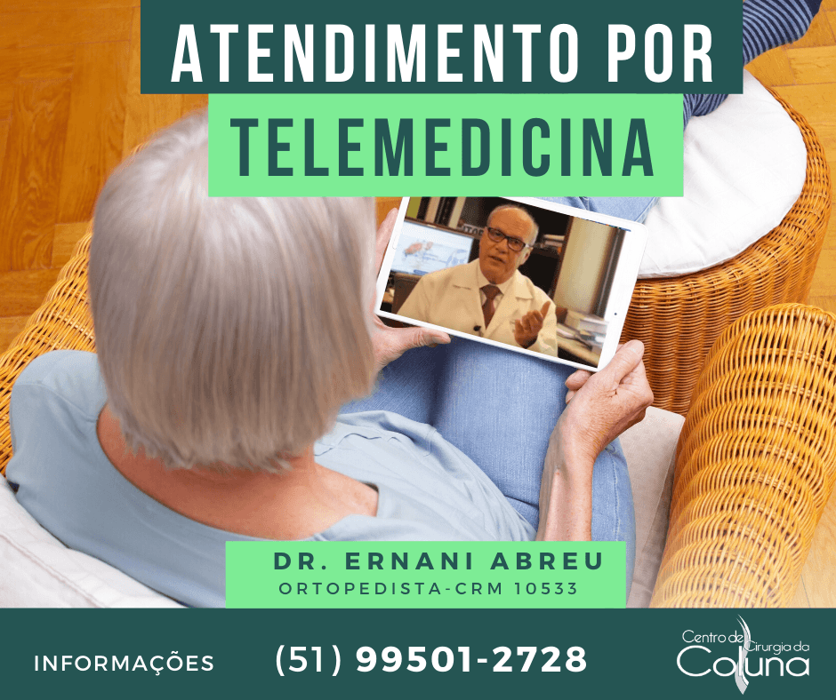 Dr Ernani Abreu - Atendimento via Telemedicina